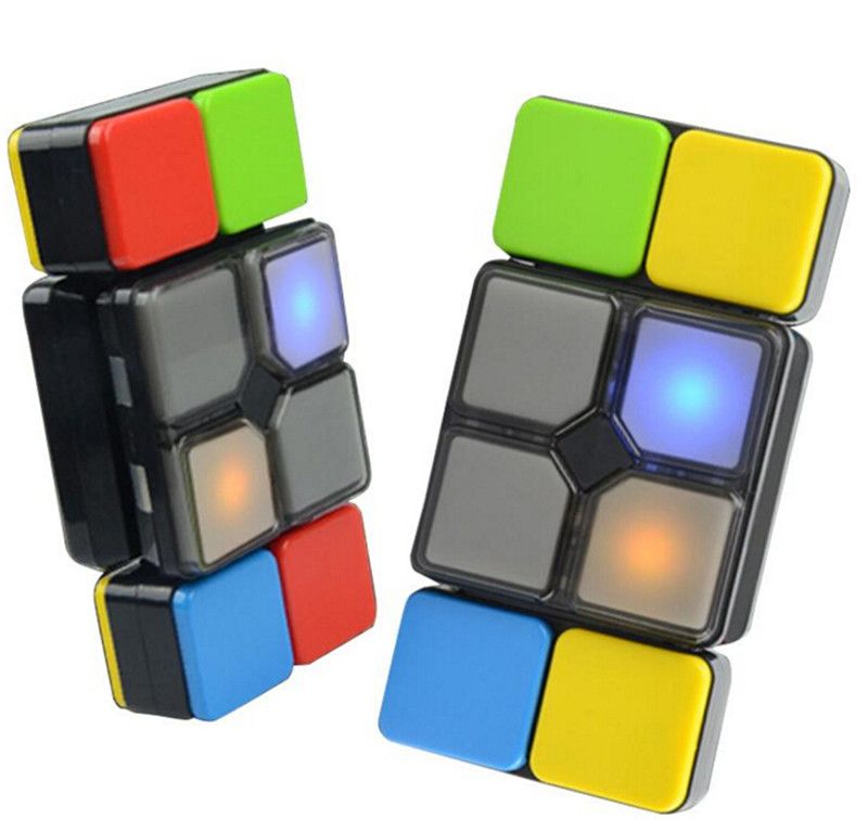magic cube flipslide puzzle toy with light music for kid newest fold slide cubes