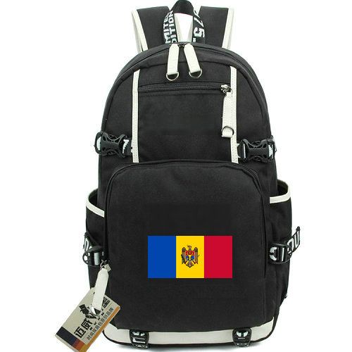 Mda De Lona Moldavia Mochila País Bandera Al Aire Del Nacional Escolar Libre Republica 34AjLR5q