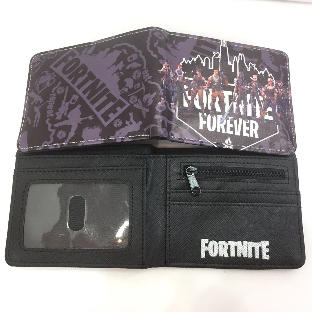 compre 31 estilos fortnite battle royale carteira cosplay com titular do cartao moeda bolso dos homens bolsa curta figura dos desenhos animados brinquedos - homem de ferro dentro de fortnite
