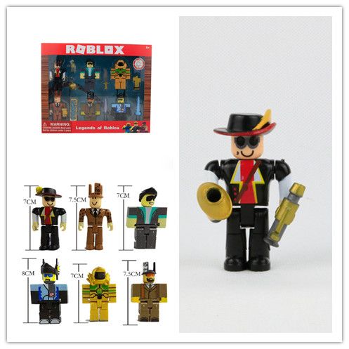 20sets Dhl Free Shipping Roblox Figures 6pcsset Pvc Game Roblox Toy Mini Box Package Kids Gift Anime Figure Collectible Model Toy - 