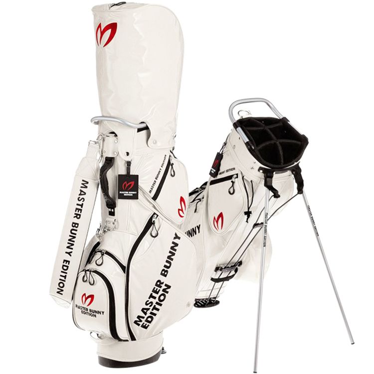 2019 Golf Bag Pearly Gates High End Golf Stand Bag PU Leather Golf Clubs Bag White Black Red