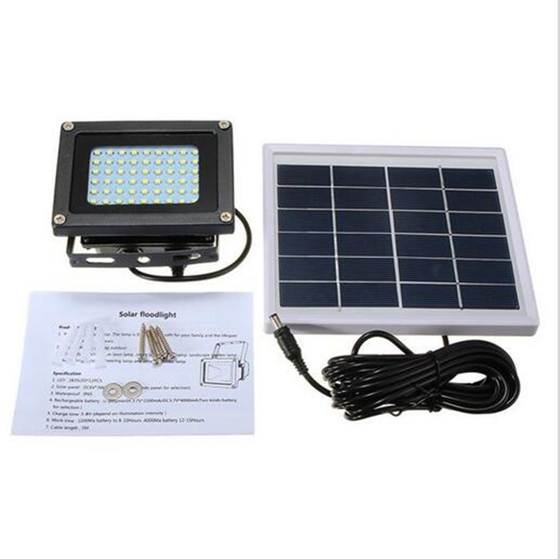 Best Solar Power Spotlight 54led Outdoor Floodlight From Dusk Best Solar Power Spotlight 54led Outdoor Floodlight From Dusk To Dawn With Wall Mounted Brackets Adjule Light Fixture 3w Panel Lighting Under