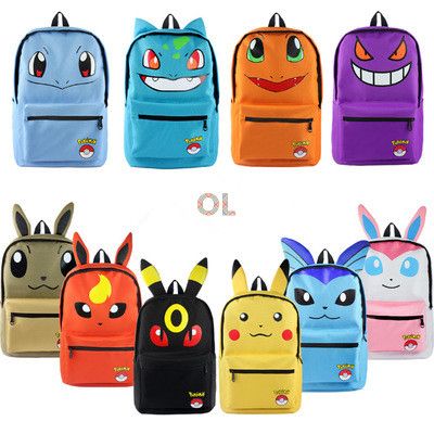 fortnite pikachu haunter eevee bulbasaur backpack students shoulders bag pocket monster haunter schoolbags laptop bags gregory backpacks army backpack from - haunter fortnite