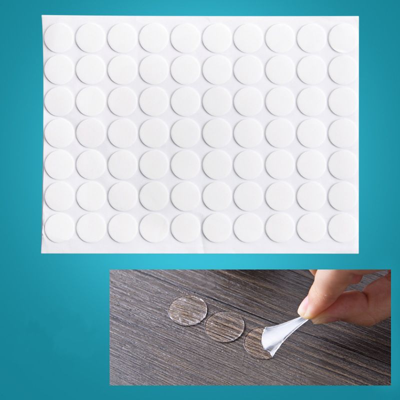 2pack=round/star self adhesive wall sticker acrylic seamless double