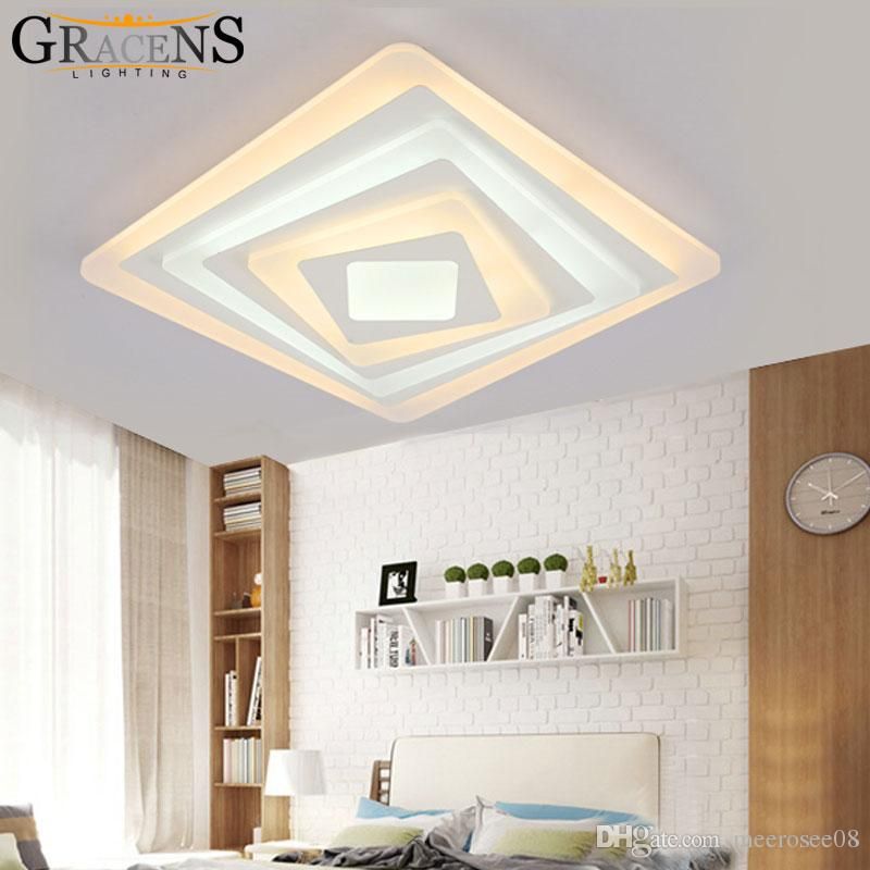 Großhandel Quadratische Acryl LED Deckenleuchte Wohnzimmer ... Großhandel Quadratische Acryl LED Deckenleuchte Wohnzimmer ...