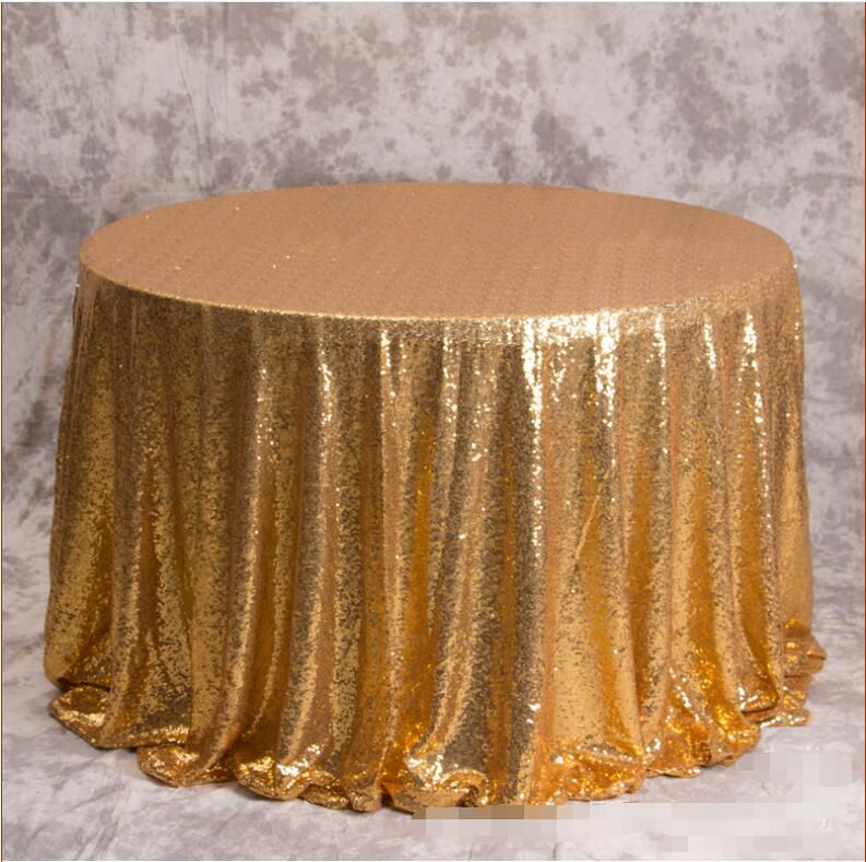 Great Gatsby Custom Made Round Sequined Wedding Accessories For Tables And Chairs Several Colors High Quality Decorations 3m