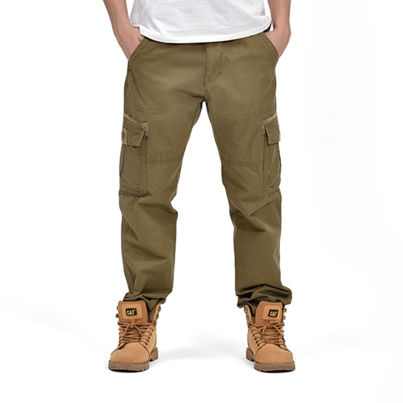 Compra Pantalones De Algodón De Estilo Militar Para Hombre Al Aire Libre  Pantalones De Algodón De Bolsillo Múltiple Pantalones Largos Grandes Y  Ocasionales Para Hombres De Toda La Temporada Barato | Entrega