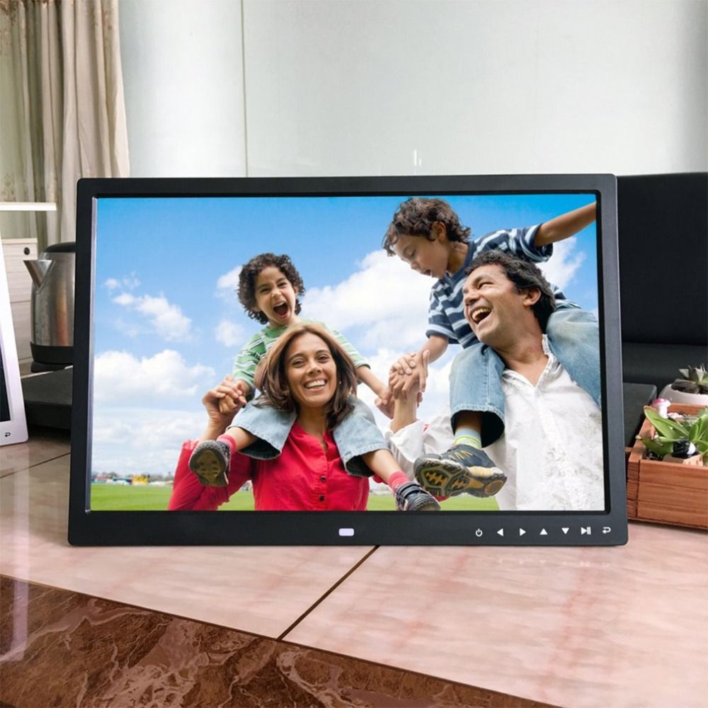 2019 Eu Us Plug 17 Inch Hd Digital Photo Frame Electronic Al 2019 Eu Us Plug 17 Inch Hd Digital Photo Frame Electronic Al Front Touch Ons Multi Age Led Screen Pictures From Somnuns