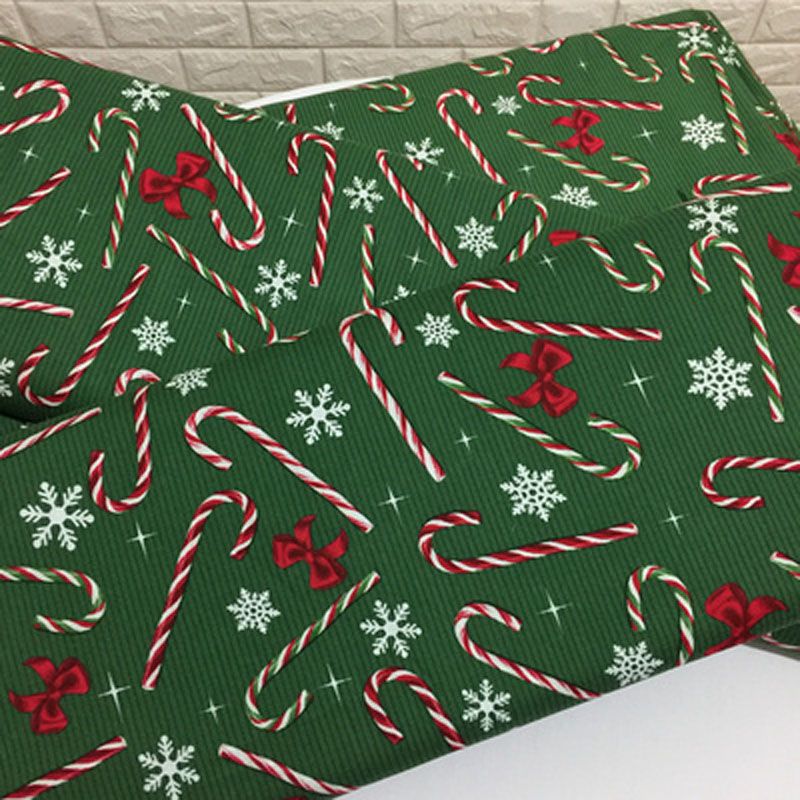 2018 classic green merry christmas snowflake stick sripe printed 2018 classic green merry christmas snowflake stick sripe printed cotton fabric for diy sewing bedding clothing quilting dressing from matilian