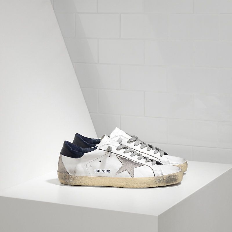 Acquistare Italia Marca Scarpe Sneakers Super Star In Pelle E Stella In  Camoscio Bianco Blu Crema Sol Economico | Consegna Veloce E Qualità |  It.Dhgate