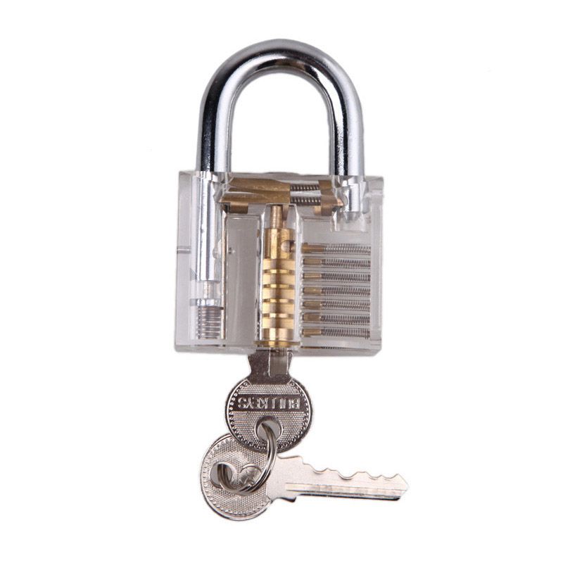 Pratique clair Lock Set serrurier formation Outils Avec Transparent en coupe Pratique clair Lock Set serrurier formation Outils Avec Transparent en coupe