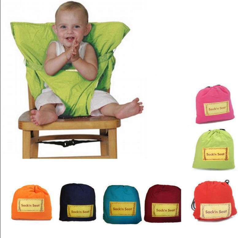 2018 Baby Sack Seats Portable High Chair Shoulder Strap Safety Seat 2018 Baby Sack Seats Portable High Chair Shoulder Strap Safety Seat Belt Feeding Cover Harness Dining Kka4367 From B2b Life