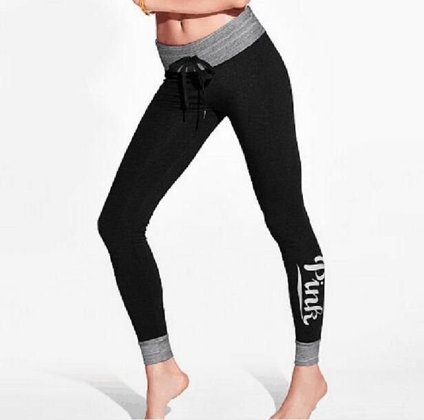 pink yoga pants with pockets