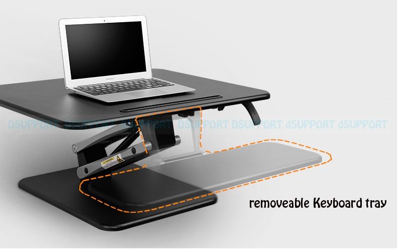 Loctek M3m Height Adjule Sit Stand Desk Riser Foldable Laptop Loctek M3m Height Adjule Sit Stand Desk Riser Foldable Laptop Notebook Monitor Holder With Keyboard Tray Home Audio