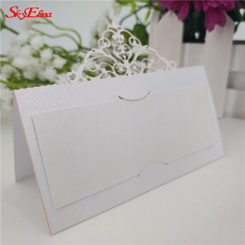 Laser Cut Place Cards Wedding Name Cards Wine Glass Wedding Event