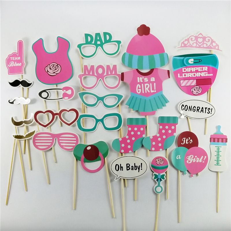 2019 Photo Booth Props Baby Shower Girl Style Birthday Party 2019 Photo Booth Props Baby Shower Girl Style Birthday Party