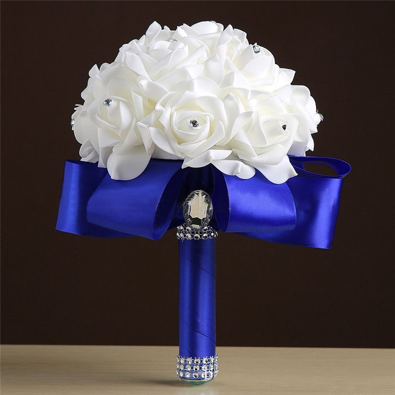 Cheap Handmade Bridesmaid Wedding Decoration Foam Flowers Rose