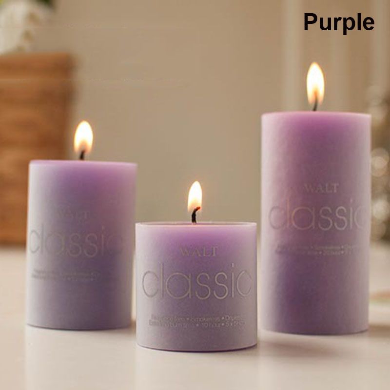 Scented Candles Craft Gifts Party Wedding Home Column Wax Fragrant