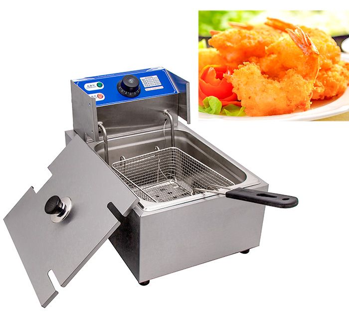 Electric Stainless Steel Commercial Countertop Deep Fryer 220v 2200w Electric Stainless Steel Commercial Countertop Deep Fryer 220v 2200w 6l Or 12l Mexican Cookware Meyer From Janicerong 150 7 Dhgate Com