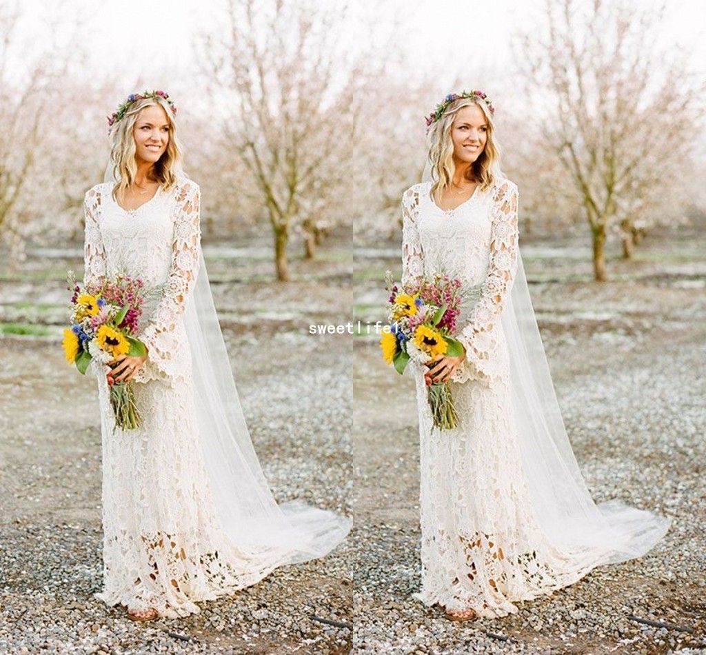 boho style wedding dresses