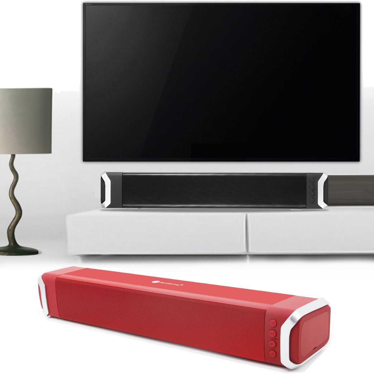 2019 Soundbar Strip Type Echo Wall Wireless Bluethooth Speaker.Tele