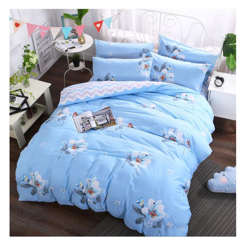 Simple Duvet Cover Set Bed Skirt Pillow Case Luxury Quilt Sets Simple Duvet Cover Set Bed Skirt Pillow Case Luxury Quilt Sets Duvets Covers Single Double Super Queen King Size Elegant Bedding Black And White