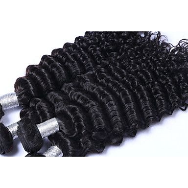 9.5 8% Discount Malaysian Deep Curly Hair Weave Bundles 100% Human Hair