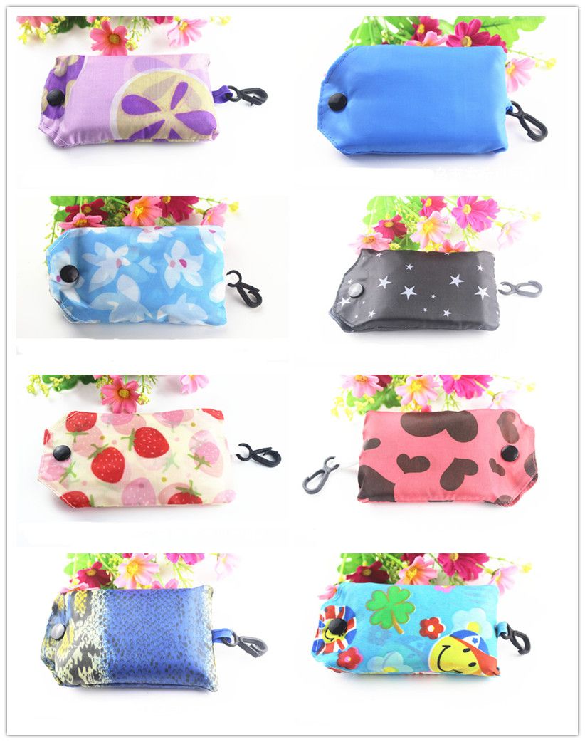 /Recycle Bags Keychain Reusable Eco Folding Bag Shopping Bag New Ladies