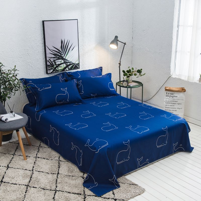 2019 Cartoon Cotton Blue Bed Sheet King Queen Full Twin Size High 2019 Cartoon Cotton Blue Bed Sheet King Queen Full Twin Size High Quality Flat Sheets Set Linen Bedding Bedsheet Case From Lantor 57 7 Dhgate