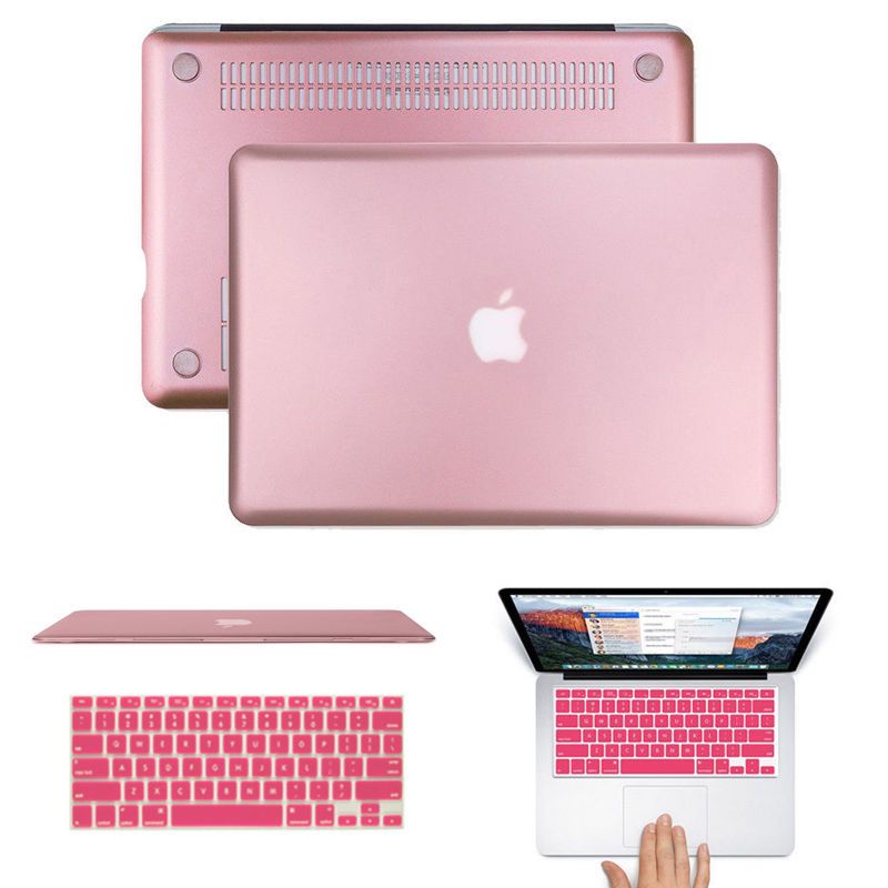 2019 Rose Gold Hard Case Keyboard Cover For MacBook Pro 13