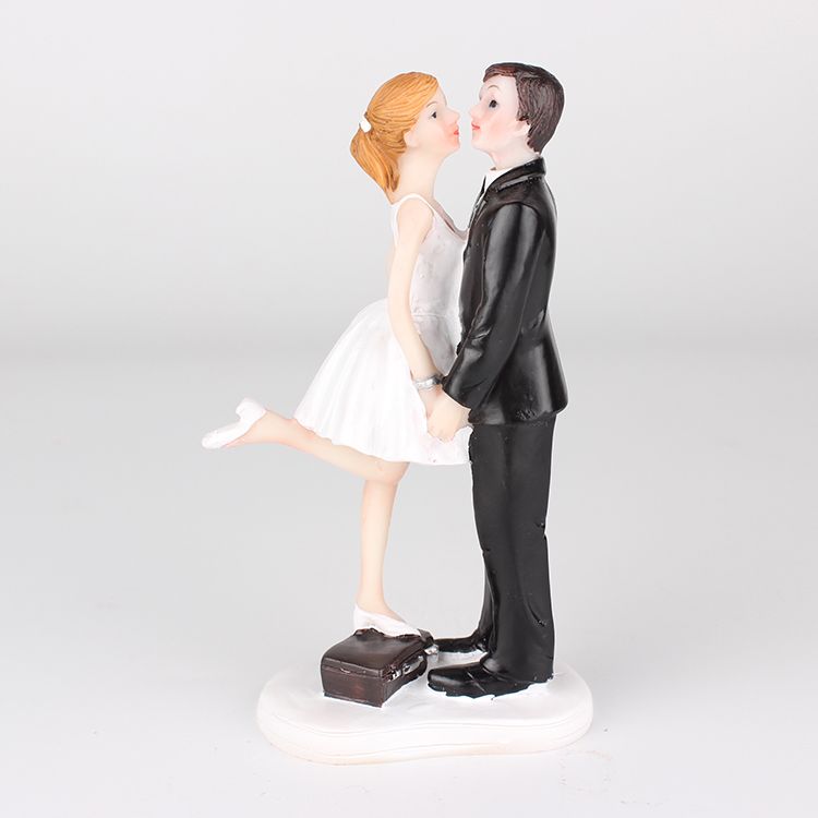 Kiss Wedding Cake Topper Bridal Supply Bride Groom Couple Cheap