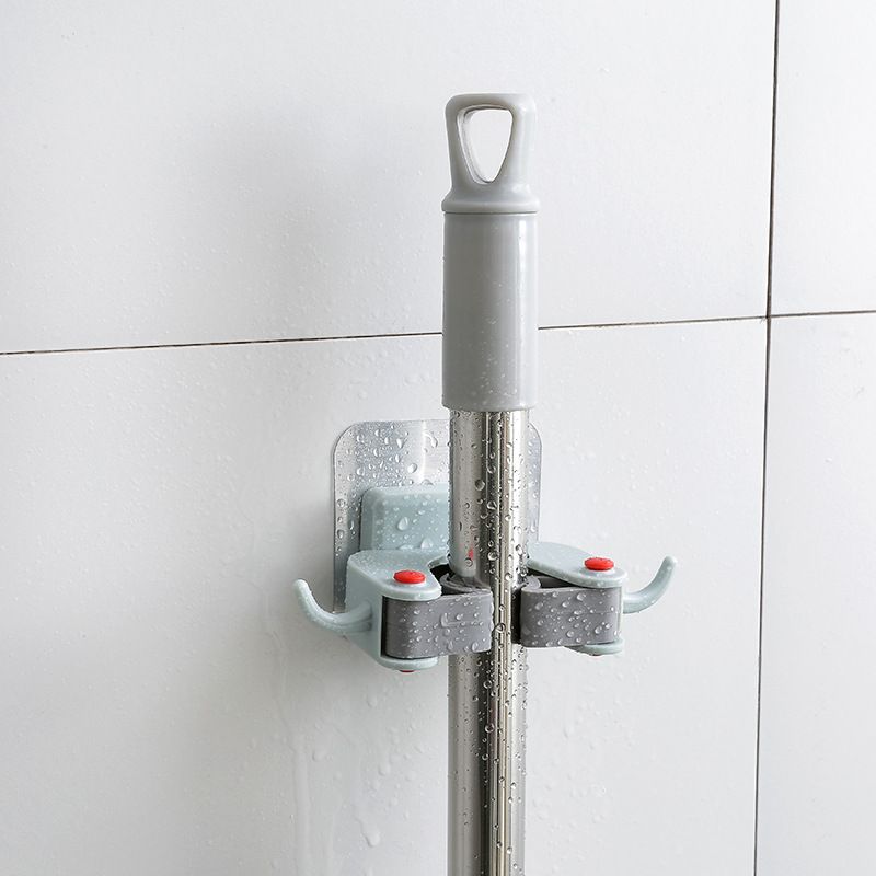 Non Trace Adhesive Mop Hanger Wall Mounted Storage Brush Broom Holder Rack For Kitchen Bathroom Organizer Accessory Hooks Tool