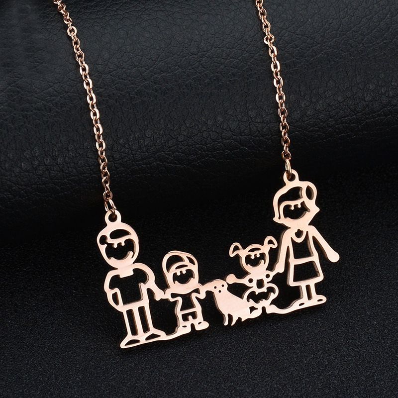 family necklace for mom