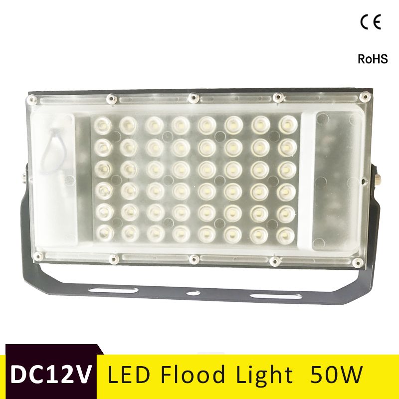 Dc 12v Led Flood Light Waterproof Ip65 Searchlight 50w Spotlight Dc 12v Led Flood Light Waterproof Ip65 Searchlight 50w Spotlight Refletor Outdoor Lighting Wall Lamp Garden Floodlight