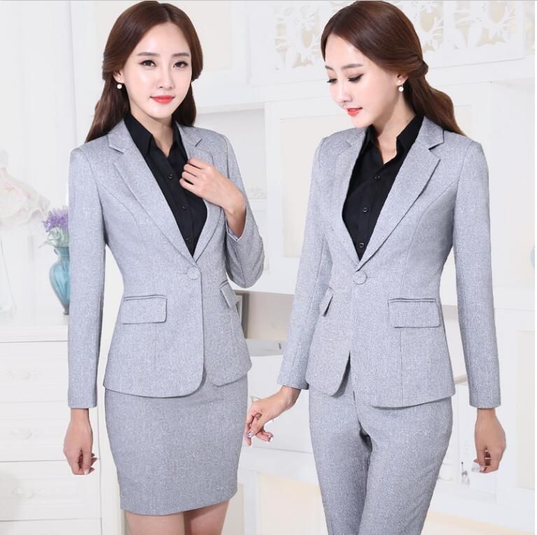 2018 spring 2017 office uniform designs women pant suits womens