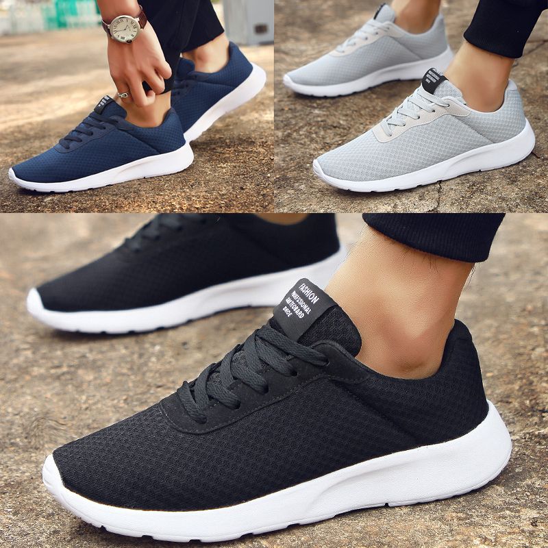 breathable mesh running shoes