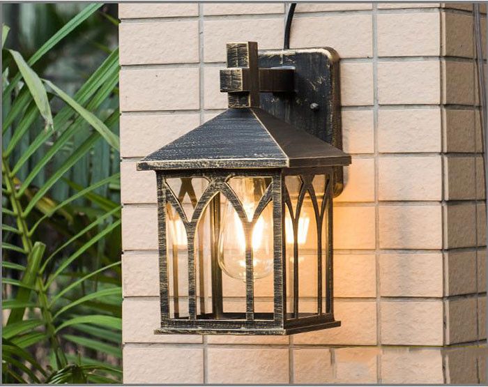 E27 Waterproof Porch Lights Modern Led Wall Lamps Aluminum Courtyard Garden Corridor Outdoor Lighting Art Decor Sconces