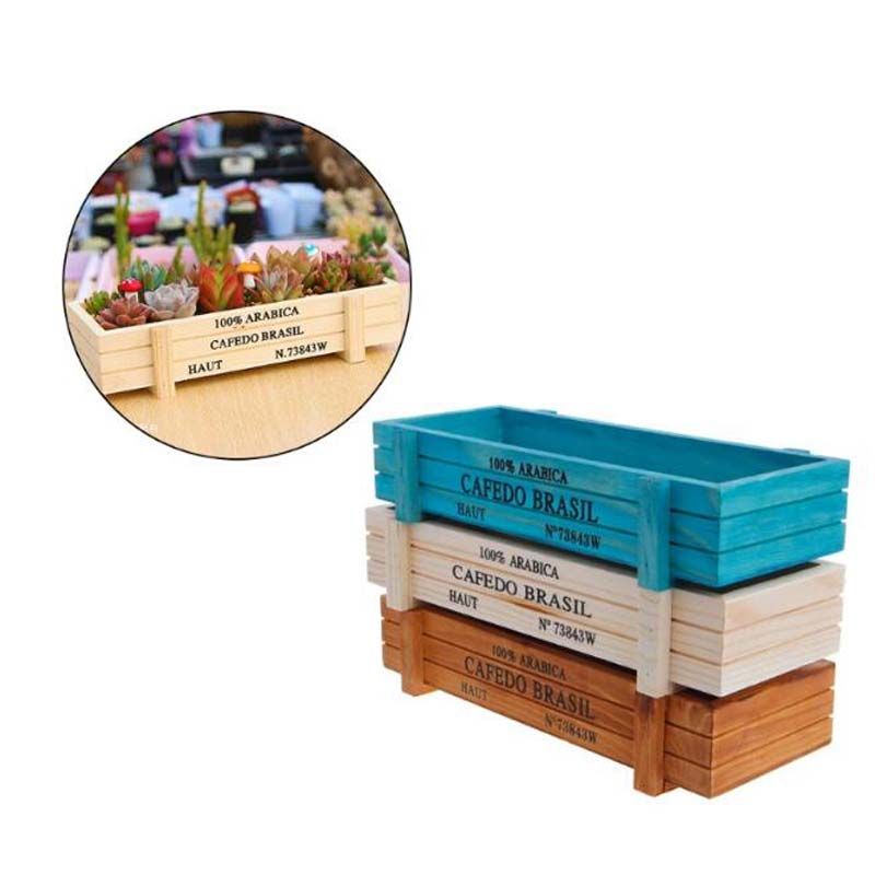 Grosshandel Kleine Retro Topfpflanzen Aufbewahrungsbox Blumentopf Pflanzgefasse Blumentopf Container Boxen Garten Home Desktop Holz Dekoration Zakka Von Ok767 2 38 Auf De Dhgate Com Dhgate