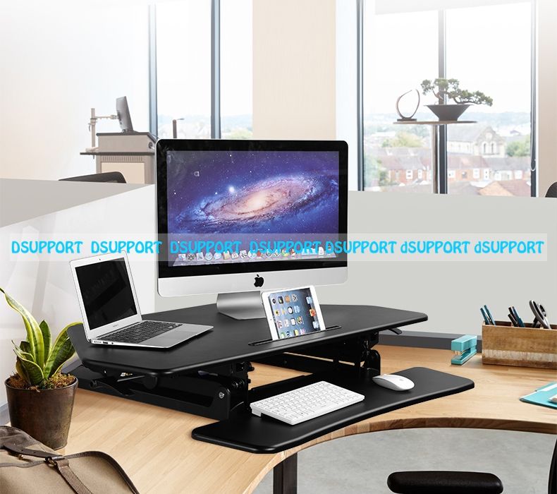 2018 Loctek M2 Cornored Height Adjule Sit Stand Desk Riser 2018 Loctek M2 Cornored Height Adjule Sit Stand Desk Riser Foldable Laptop Notebook Monitor Holder With Keyboard Tray From Doper