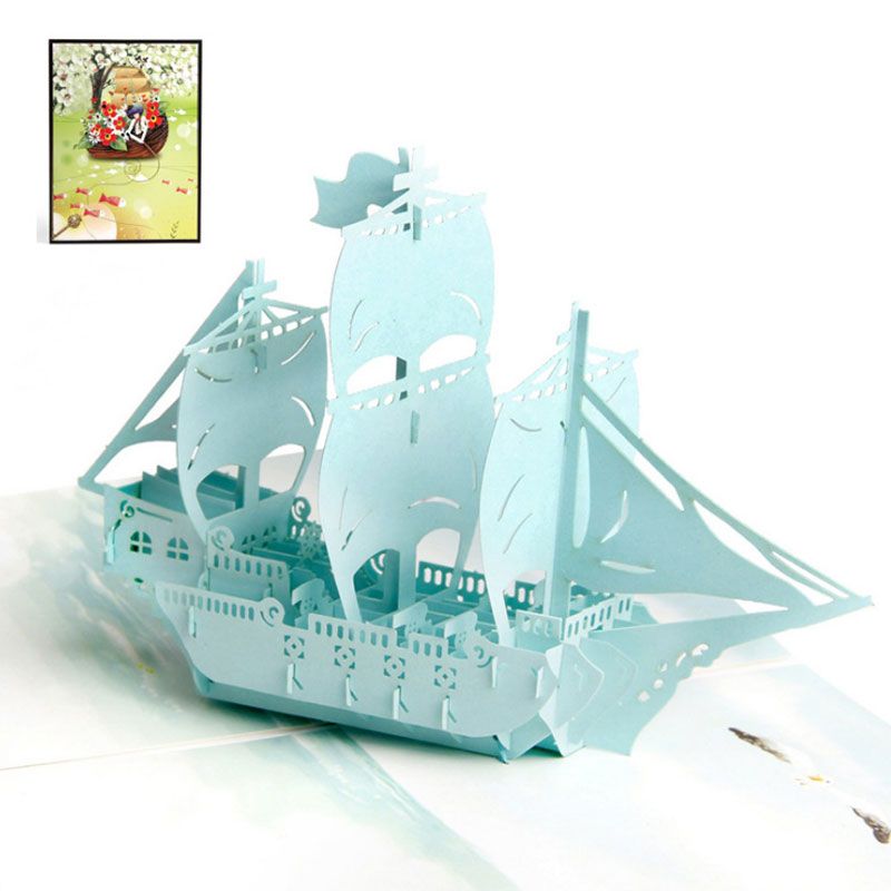 new sailboat designs lovely handmade paper 3d greeting cards with