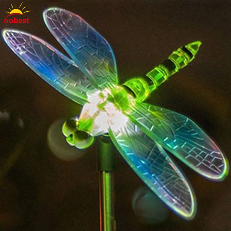 Waterproof Led Solar Light Lamp Dragonfly Bird Path Outdoor Home Waterproof Led Solar Light Lamp Dragonfly Bird Path Outdoor Home Garden Lawn Landscape Lighting Lights Decorations