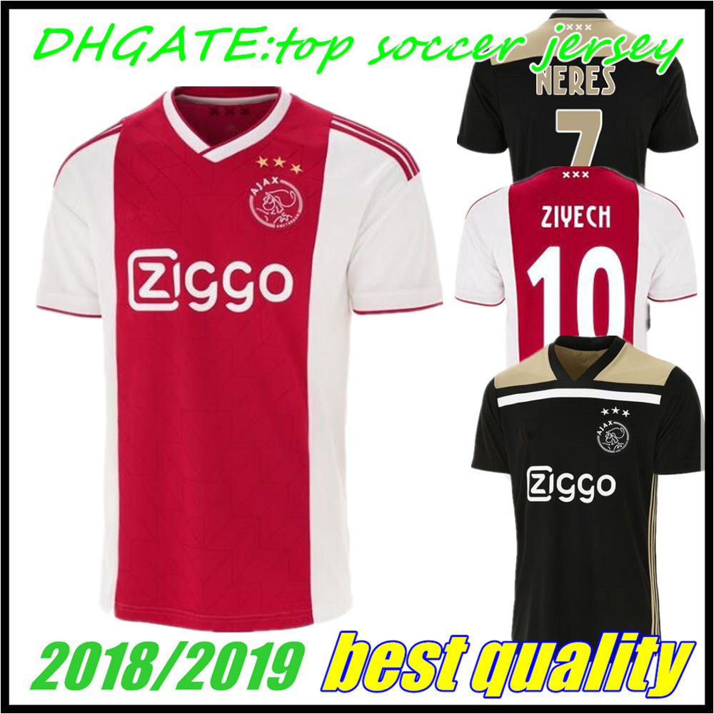 Ajax Soccer Jersey 18 19 Ajax FC Jerseys Home Away Shirt ...