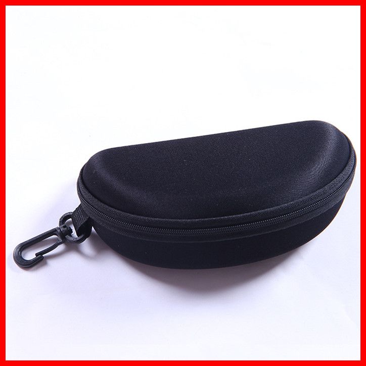 2020 New Black Glasses Eyeglasses Safety Zippered Hard Case Carry Box