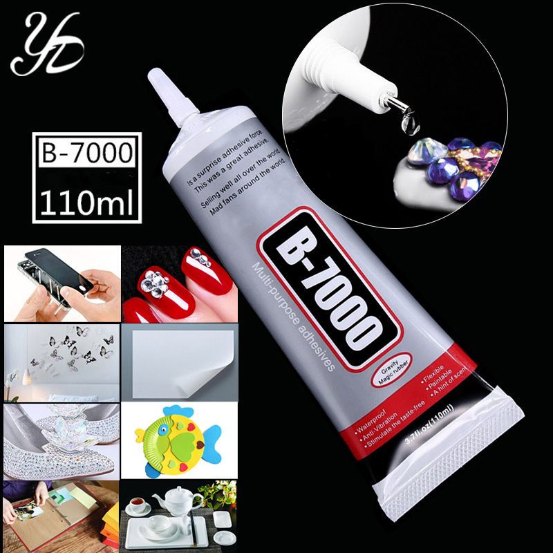1 Tube 110ml Super Multi Purpose B 7000 Liquid Glue Adhesive Nail Art