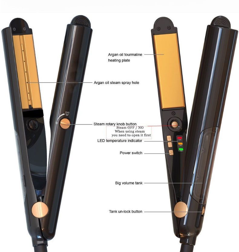 oil infused straightener