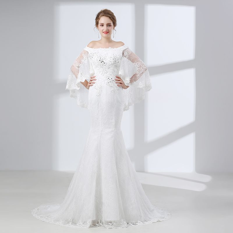 cape dress for wedding guest