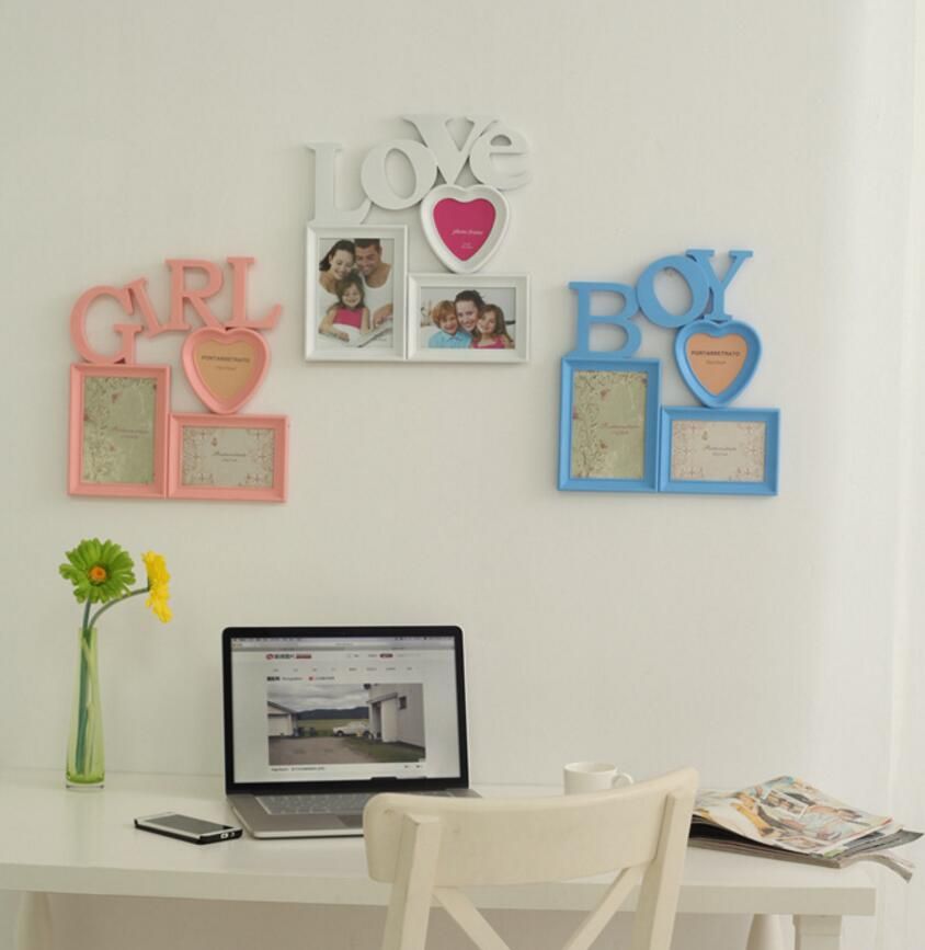 2018 Family Theme Combination 3 Photo Frames Picture Holder Wall 2018 Family Theme Combination 3 Photo Frames Picture Holder Wall Hanging Art Home Room Diy Decor Creative Wedding Gift 17e17d5 From Hongheyu