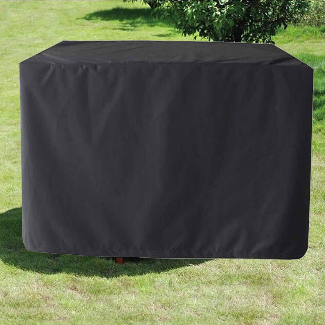 2019 Outdoor Furniture Cover Square Black Waterproof Outdoor Garden DustProof Table Cover With