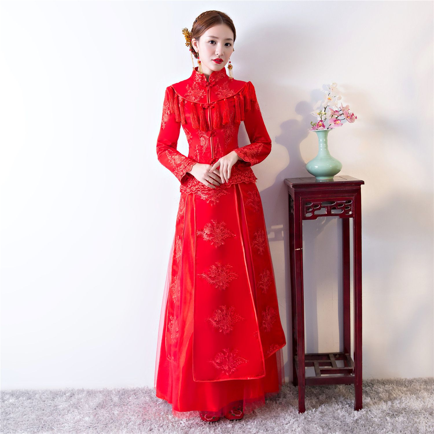 long sleeve cheongsam