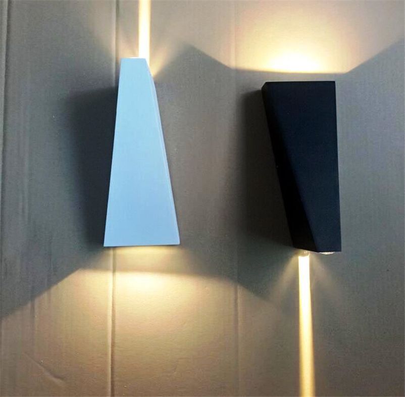 10w Led Modern Light Up Down Wall Lamp Square Spot Sconce Modern Sconces Best Acrylic Sconce Lighting
